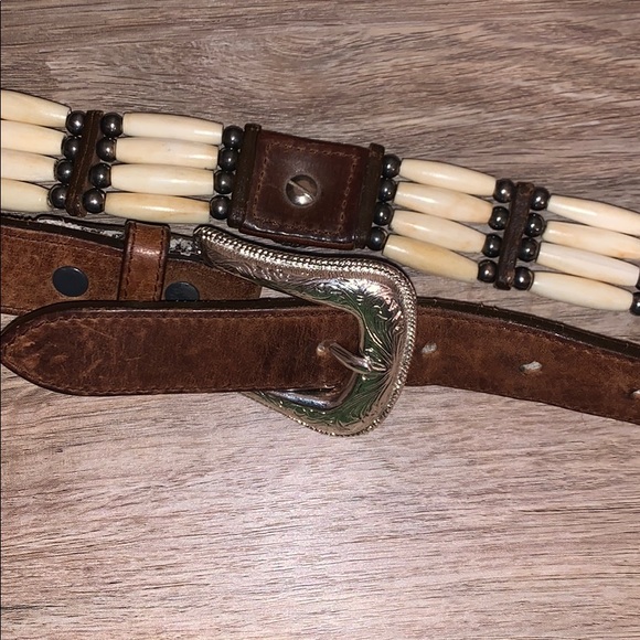 Small Concho Beaded Belt - Picture 2 of 4